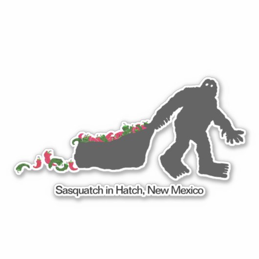 ニューメキシコ,ハッチのサスカッチ シール (正面)