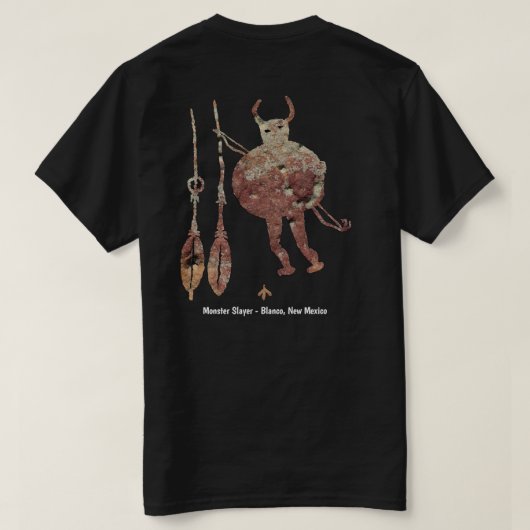 ニューメキシコ,ブランコ,モンスタースレイヤー Tシャツ (デザイン裏面)