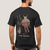 ニューメキシコ,ブランコ,モンスタースレイヤー Tシャツ (裏面)