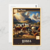 ニューメキシコ，ホッブス |ヴィンテージ ポストカード (正面/裏面)