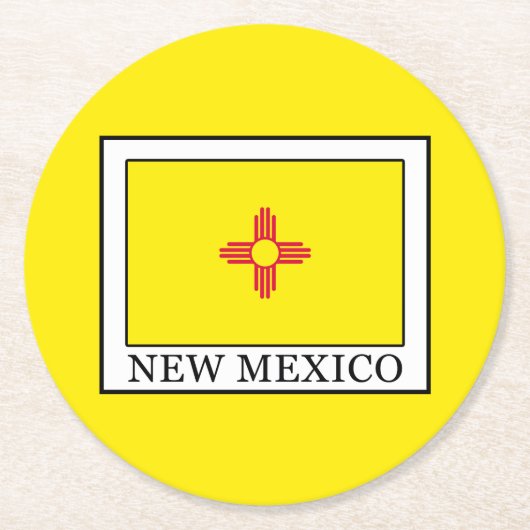ニューメキシコ ラウンドペーパーコースター (正面)