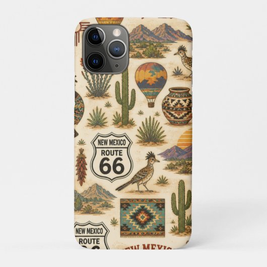 ニューメキシコ ルート66 デザートシグナル Case-Mate iPhoneケース (裏)