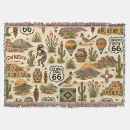 ニューメキシコ ルート66 デザートドリフト スローブランケット