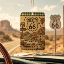 ニューメキシコ ルート66 デザートロード リフレッシュ カーエアーフレッシュナー