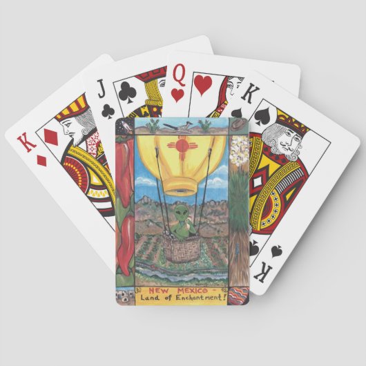 ニューメキシコ、ロズウェルエイリアン、バルーン、トランプ トランプ (裏面)