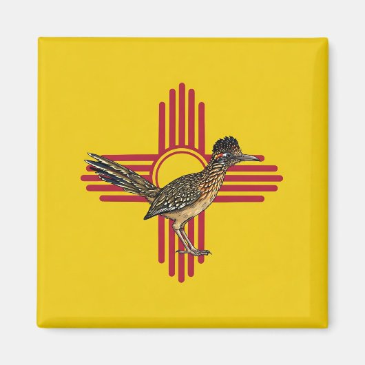ニューメキシコ・ロードランナー マグネット (正面)