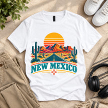 ニューメキシコ ヴィンテージ ルート デザート ロード Tシャツ