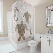 ニューメキシコ，海亀が峡谷を話す シャワーカーテン (インサイチュ)