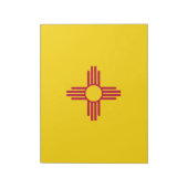 ニューメキシコ(米国州)国旗 ノートパッド (回転)