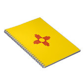 ニューメキシコ(米国州)国旗 ノートブック (右側)
