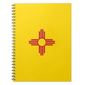 ニューメキシコ(米国州)国旗 ノートブック (正面)