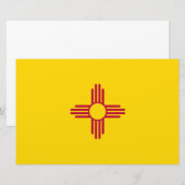 ニューメキシコ(米国州)国旗 便箋 (正面/裏面)