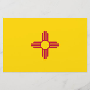 ニューメキシコ(米国州)国旗 便箋