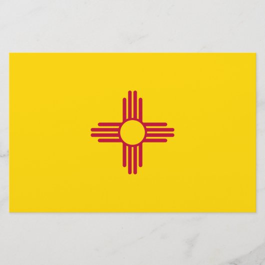 ニューメキシコ(米国州)国旗 便箋 (正面)