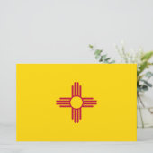 ニューメキシコ(米国州)国旗 便箋 (スタンド正面)