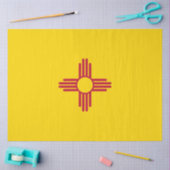 ニューメキシコ(米国州)国旗 薄葉紙 (クラフト)