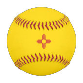 ニューメキシコ(米国州)国旗 野球ボール (裏面)