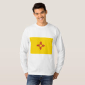 ニューメキシコ(米国州)国旗 Tシャツ (正面フル)