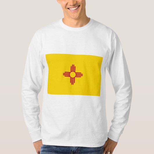 ニューメキシコ(米国州)国旗 Tシャツ (正面)