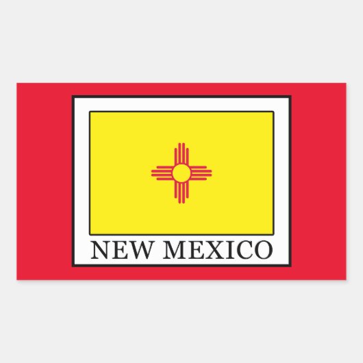 ニューメキシコ 長方形シール (正面)