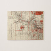 ニューメキシコ(1882年)のヴィンテージの地図 ジグソーパズル (横)