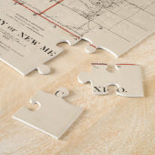 ニューメキシコ(1882年)のヴィンテージの地図 ジグソーパズル (側面)