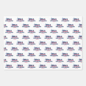 ニューメキシコ、50州、リバティ・ベル ラッピングペーパーシート (正面)