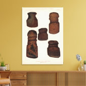 ニューメキシコ、XVIII石器製品 キャンバスプリント (インサイチュ (リビング))