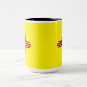 ニューメキシコBasenji Dog Sighthound Ziaシンボル マグカップ (中央)