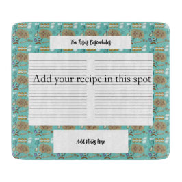 ニューメキシコBiscochitoクッキーZiaサンレシピカード カッティングボード