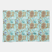 ニューメキシコBiscochitoクッキーZia Sun キッチンタオル (横)