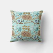 ニューメキシコBiscochitoクッキーZia Sun クッション (裏面)