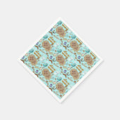 ニューメキシコBiscochitoクッキーZia Sun スタンダードカクテルナプキン (角)