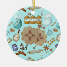 ニューメキシコBiscochitoクッキーZia Sun セラミックオーナメント