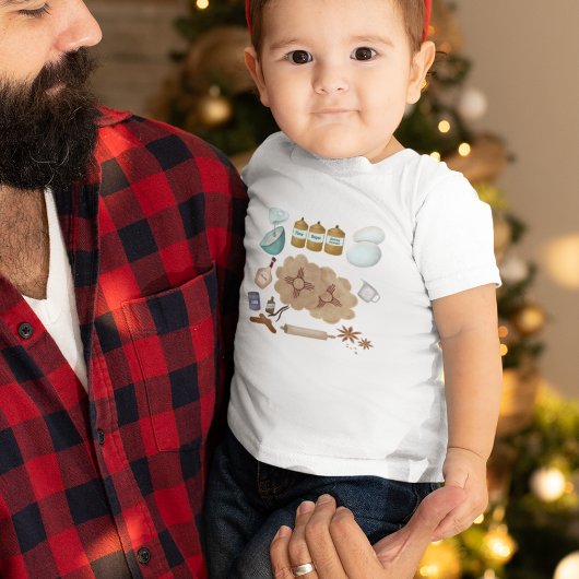 ニューメキシコBiscochitoクッキーZia Sun トドラーTシャツ