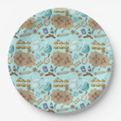 ニューメキシコBiscochitoクッキーZia Sun ペーパープレート (正面)