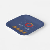 ニューメキシコLuminarias Farolitos Zia Red Chile ペーパープレート (傾斜あり)