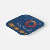 ニューメキシコLuminarias Farolitos Zia Red Chile ペーパープレート (傾斜あり)