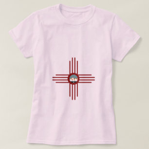 ニューメキシコNM Ziaインディアンシンボル滝 Tシャツ