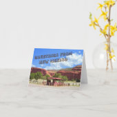 ニューメキシコNotecard 2からの挨拶 カード (黄色い花)