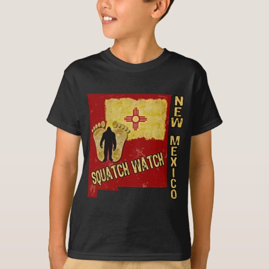 ニューメキシコSquatchの腕時計 Tシャツ (正面)