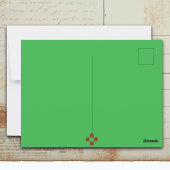 ニューメキシコTシャツを着た宇宙船のエイリアン ポストカード