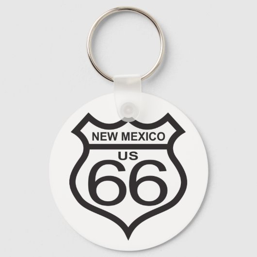 ニューメキシコUSルート66 キーホルダー (正面)