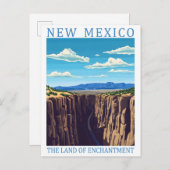 ニューメキシコUSA旅行の魅力地 ポストカード (正面/裏面)