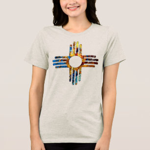ニューメキシコZiaサンシンボル トライブレンドTシャツ
