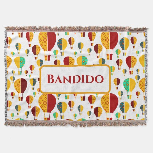 ニューメキシコZia熱気球 スローブランケット (正面)