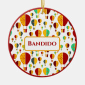 ニューメキシコZia熱気球 セラミックオーナメント (正面)