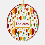 ニューメキシコZia熱気球 セラミックオーナメント (左)