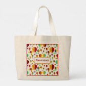 ニューメキシコZia熱気球 ラージトートバッグ (裏面)