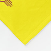 ニューメキシコZia Sun フリースブランケット (角)